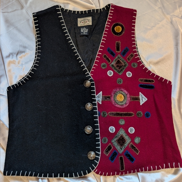 Vintage Contrasting stitch vest - Picture 6 of 8